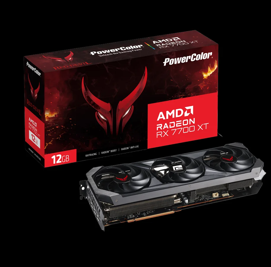 RX 7700 XT Powercolor Red Devil AMD Radeon